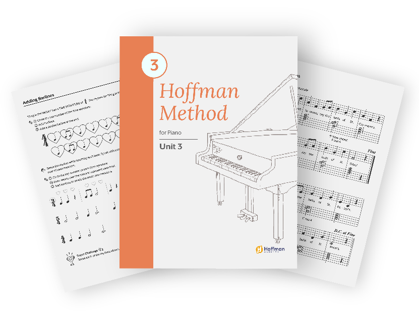 Hoffman Method Books for learning piano online.