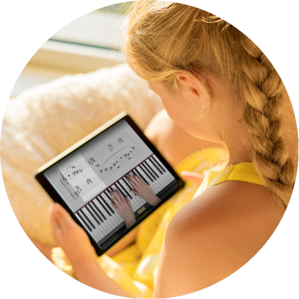 Practice tools for learning piano online.