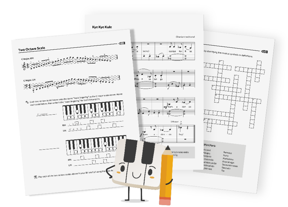 Hoffman Methods books for learning piano.